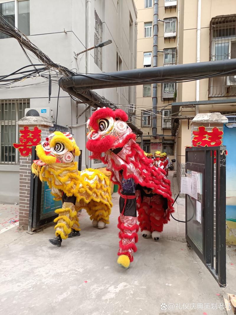 礼仪庆典演出,无论是开业庆典还是结婚典礼都会需要舞狮表演和锣鼓队